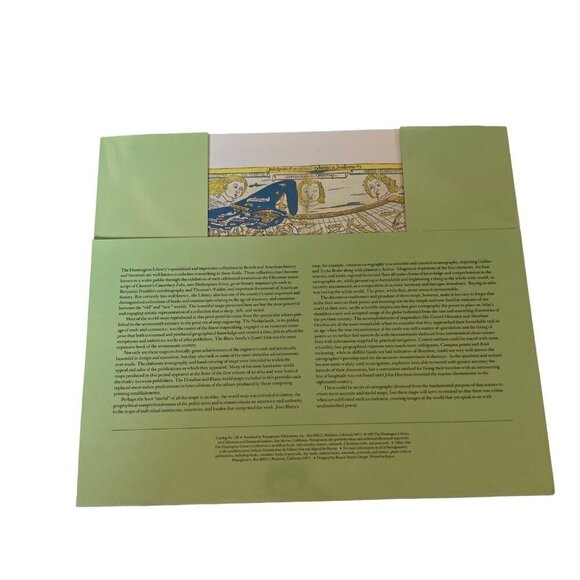 Masters Of Cartography Print Portfolio Pomegranate Publications 13x15 World Maps - Picture 14 of 15